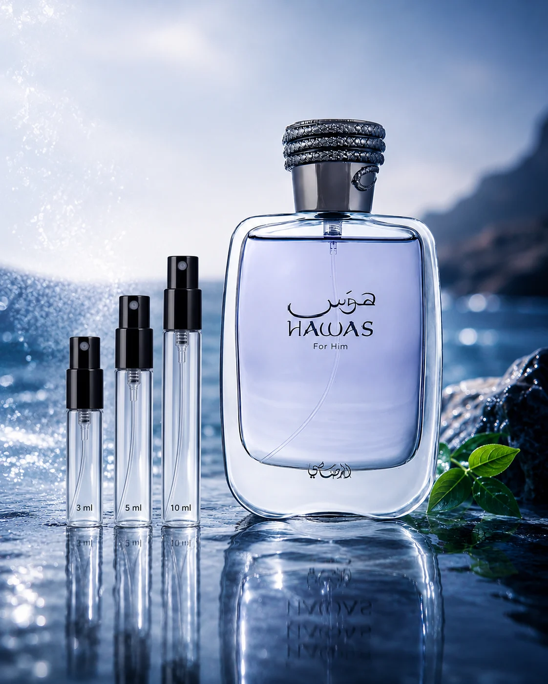 Rasasi Hawas for him decant original Decants arabes en Eudecant