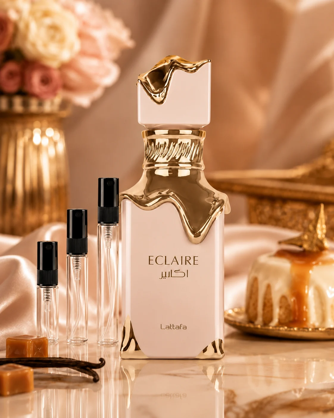 Lattafa Eclaire decant original Decants arabes en Eudecant