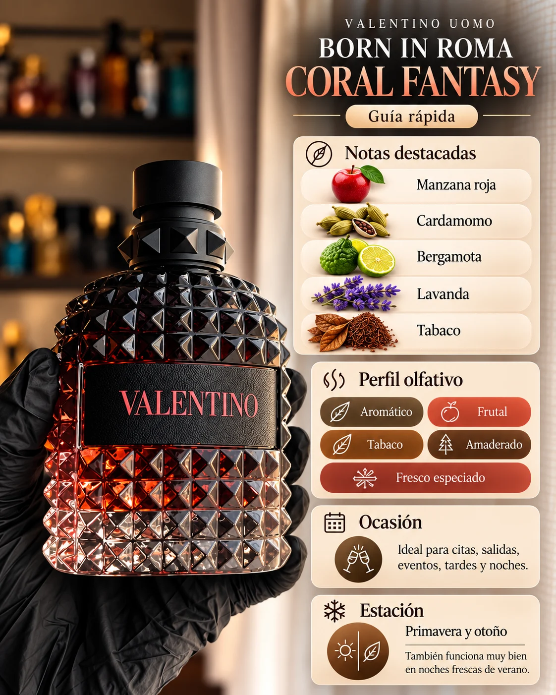 Valentino Uomo Born In Roma Coral Fantasy decant original Decants de disenador en Eudecant