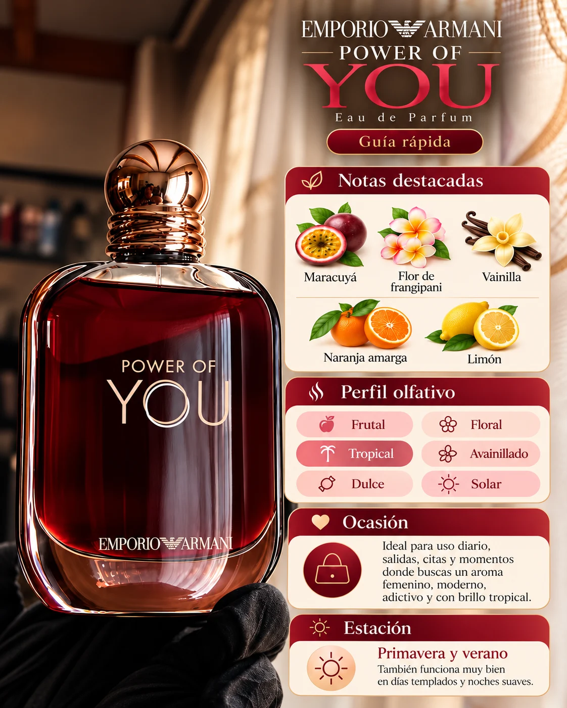 Armani Power of You EDP decant original Decants de disenador en Eudecant