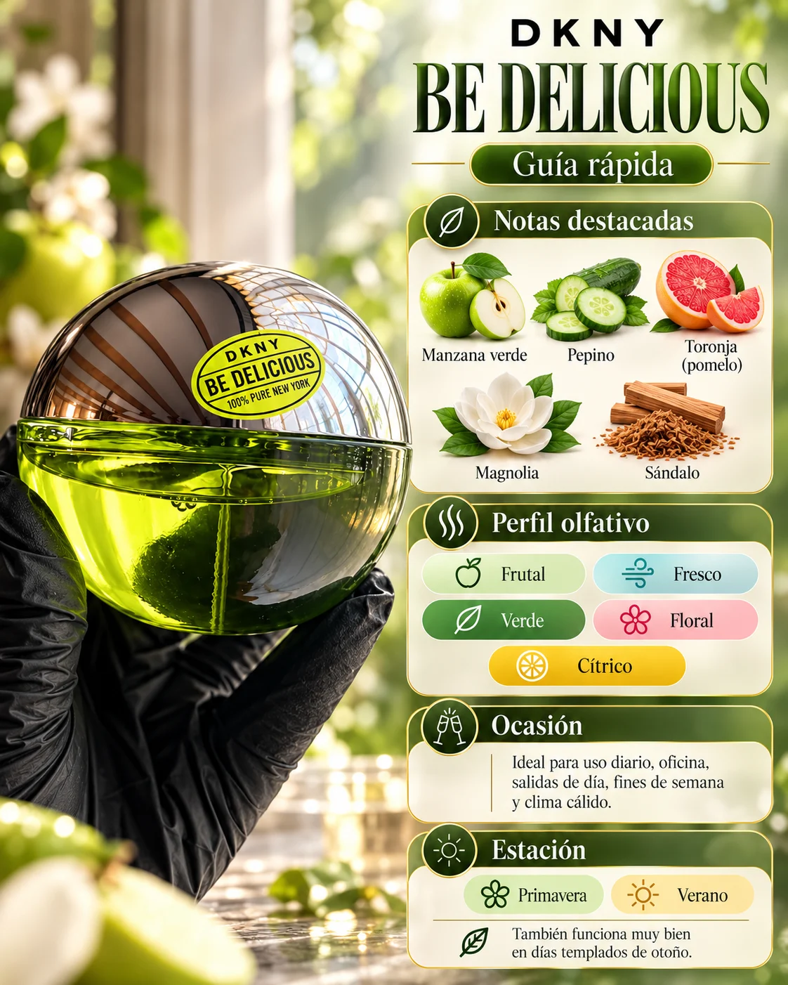 DKNY Be Delicious EDP decant original Decants de disenador en Eudecant