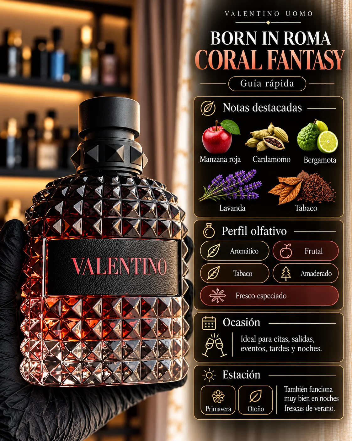 Valentino Uomo Born In Roma Coral Fantasy decant original Decants de disenador en Eudecant