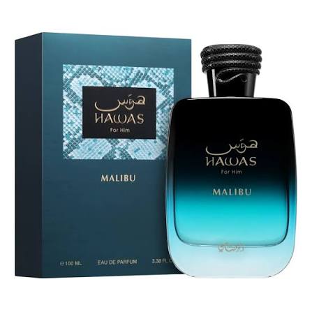 Rasasi Hawas Malibu EDP decant original Decants arabes en Eudecant
